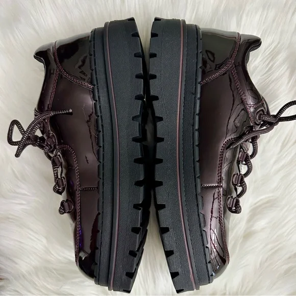 Skechers 90’s Jammers Cool Block Burgundy Chunky Platform Shoes Women’s sz. 10 - Picture 7 of 9